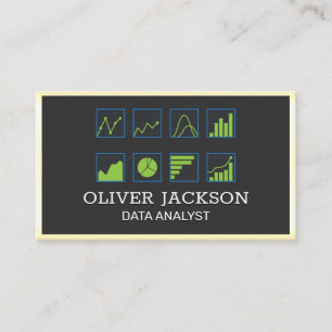 Data Charts   Analyst Business Card
