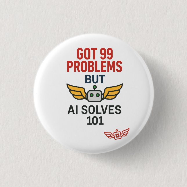 Data-Driven Design Wearable Tech Future Fashion 1 Inch Round Button (Front)