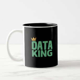 Data King Mug à café à deux tons