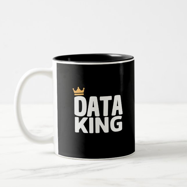 Data King Two-Tone Coffee Mug (Left)