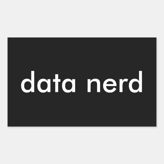 Data Nerd Sticker (Front)
