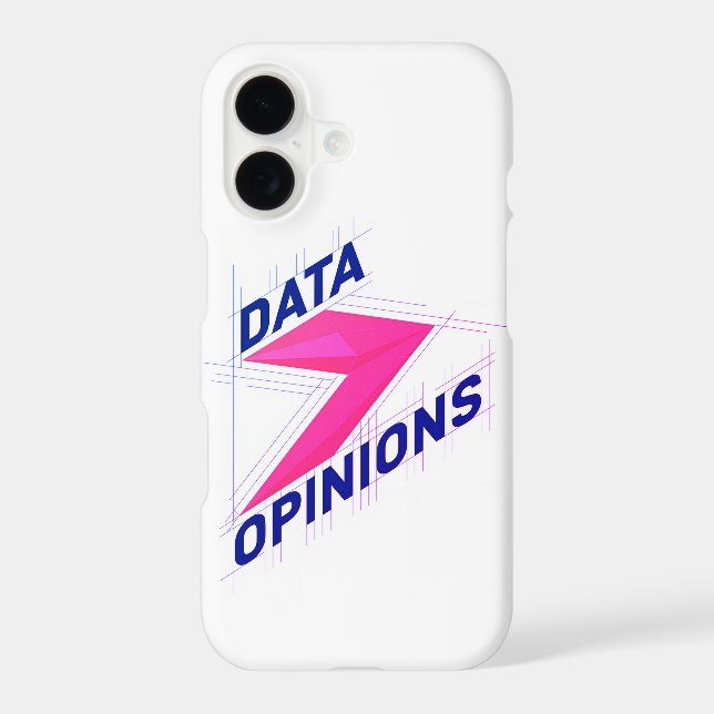 DATA > OPINIONS iPhone Case | Geek Cover - Bright (Verso)
