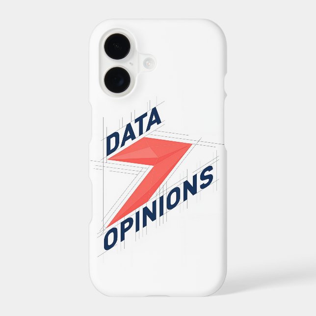 DATA > OPINIONS Phone Case | Geek Cover - iPhone (Verso)