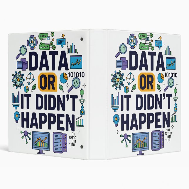 Data Or It Didn’t Happen Analytics & Humour  Binder (Background)