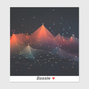 Data points with peaks on black