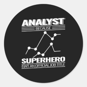 Data Science Data Analyst Data Technology Statisti Classic Round Sticker