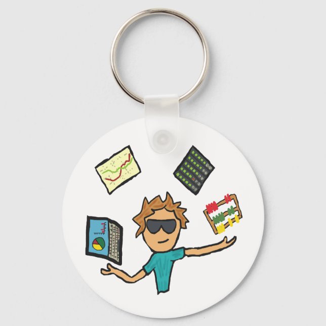 Data Science Keychain (Front)