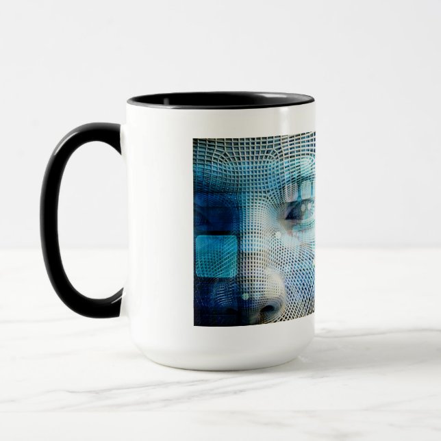 Data Science Machine Learning with Brain Mug (Left)