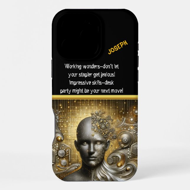 Data Science Meets Creativity iPhone Case (Back)