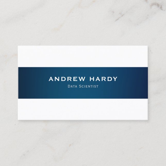 Data Scientist Business Card (Front)
