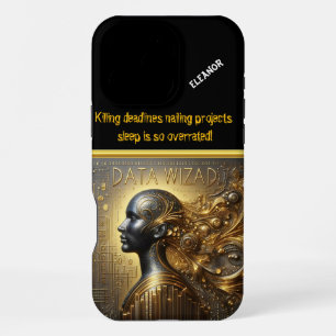 Data Scientist in Tech Art iPhone 16 Pro Max Case