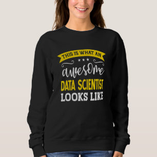Data Scientist Job Title Employee Worker Data Scie Sweatshirt