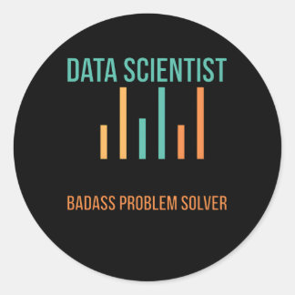 Data Scientist Problem Solver Data Science Classic Round Sticker