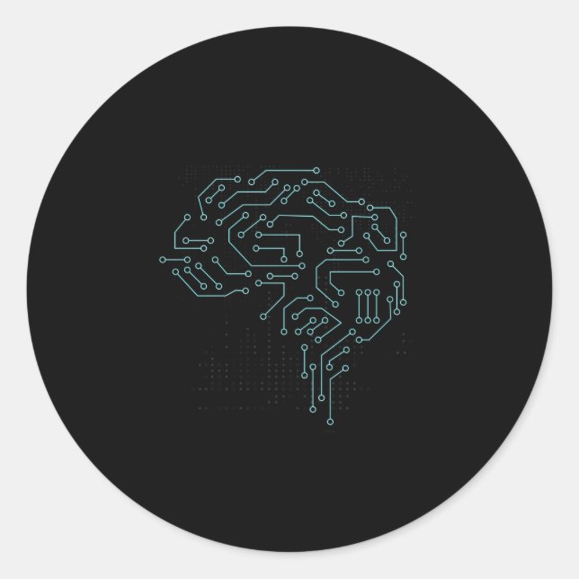 Data Scientist Quote Too Legit To Overfit Classic Round Sticker (Front)