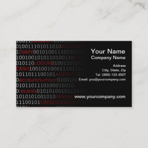 Data Security Business Card