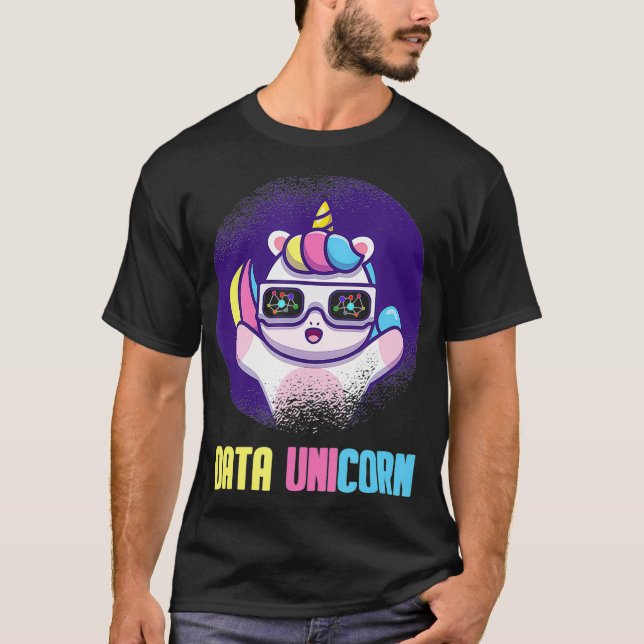 Data Unicorn - Data Scientist Engineer Data Ninja  T-Shirt (Front)