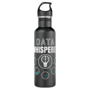 Data Whisperer - Data Geek - Big Data Analysts Gif 710 Ml Water Bottle