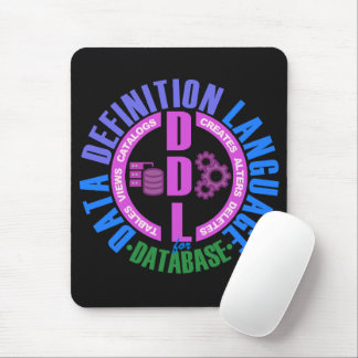 Database DDL Data Definition Language Mouse Pad