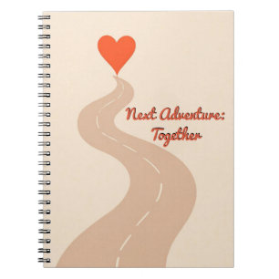 Date Night & Adventure Planner Romantic Road Map Notebook