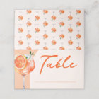 Date Night Aperol Spritz Bridal Shower Table