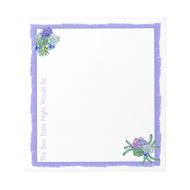 Date Night Idea Note Pad (Front)