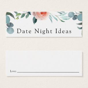 Date Night Ideas Bridal Tea Card