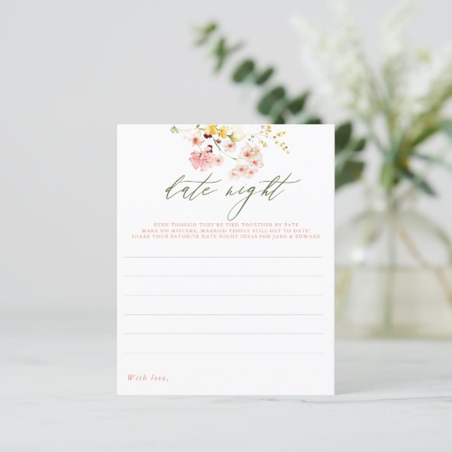Date Night Ideas For Couple or Bride - Wildflowers (Standing Front)