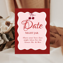 Date Night valentine Bridal Shower wedding Sign