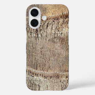 Date Palm Tree Trunk Texture Closeup Photo Image iPhone 16 Case