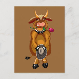 Dateable lovable eligable huggable postcard