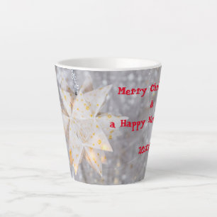 Dated Merry Christmas & a Happy New Year Latte Mug
