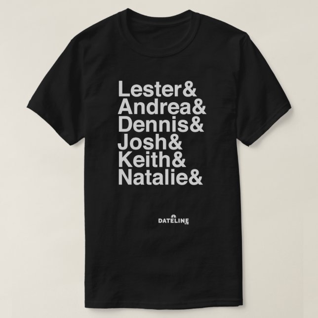 Dateline Correspondants Ampersand Long Sleeve T-Sh T-Shirt (Design Front)