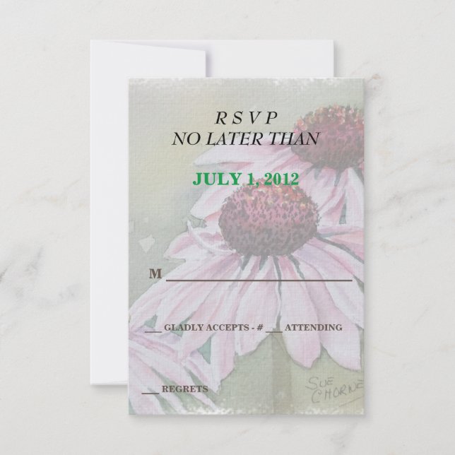 DATES ROSES CARTES RSVP PERSONNALISABLES (Devant)