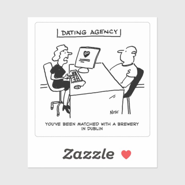 Dating Agency Matches Man with Brewery. Funny (Sheet)