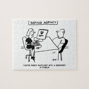 Dating Agency Matches with a Brewery Jigsaw Puzzle