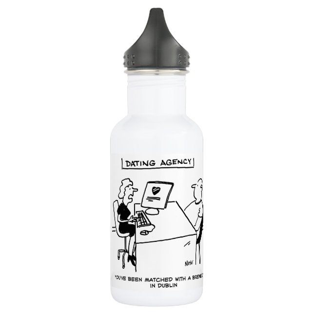 Dating Agency Matches with a Brewery Stainless Ste 532 Ml Water Bottle (Left)