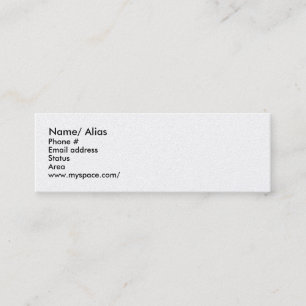 Dating Card for quick meetings - C... - Customized
