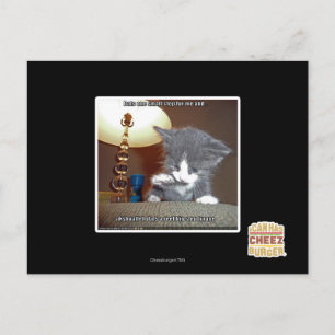 Dats one small step fur me postcard