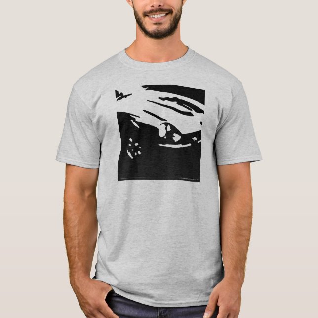 Datsun 240Z Detail - Black on light shirt (Front)
