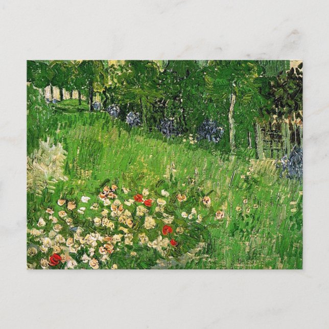 Daubigny's Garden by Van Gogh Postcard (Front)