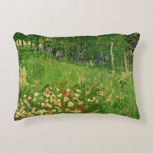 Daubigny's Garden by Vincent van Gogh, Le Jardin Accent Pillow