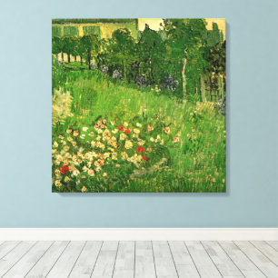 Daubigny's Garden by Vincent van Gogh, Le Jardin Canvas Print