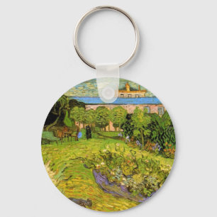 Daubigny's Garden by Vincent van Gogh, Le Jardin Keychain