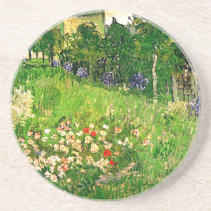 Daubigny's Garden Van Gogh Fine Art Coaster