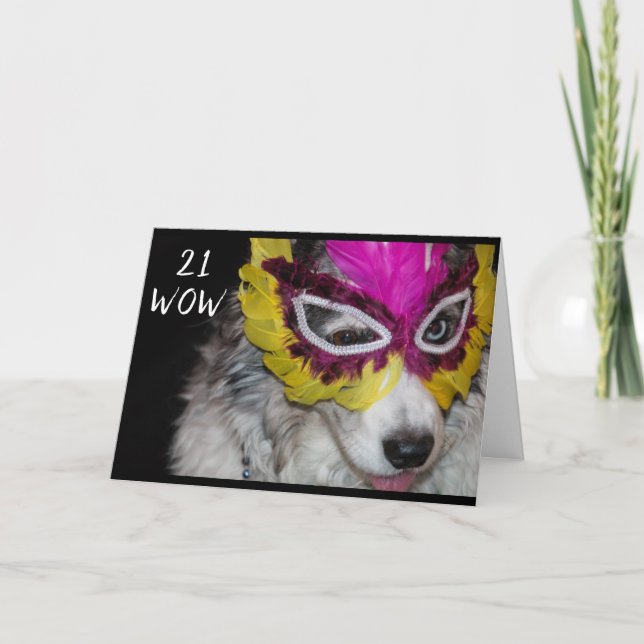 DAUGHER'S "21st" BIRTHDAY WITH LOVE Card (Front)