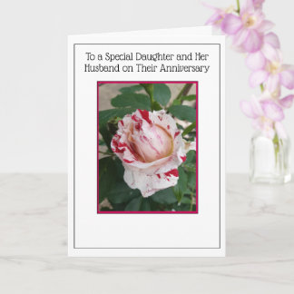 Daughter And Husband Wedding Anniversary Card