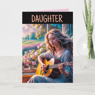 DAUGHTER BIRTHDAY BEAUTIFUL GREETING CARD