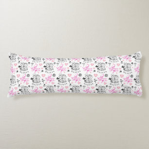 Daughter Birthday Calligraphy Custom Name Modern Body Pillow