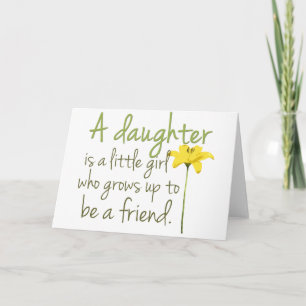 Daughter Birthday Card