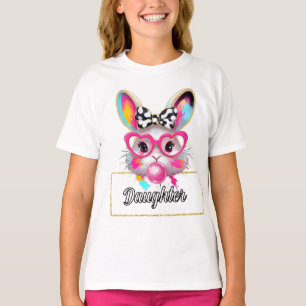 Daughter Bubble Easter Bunny T-Shirt